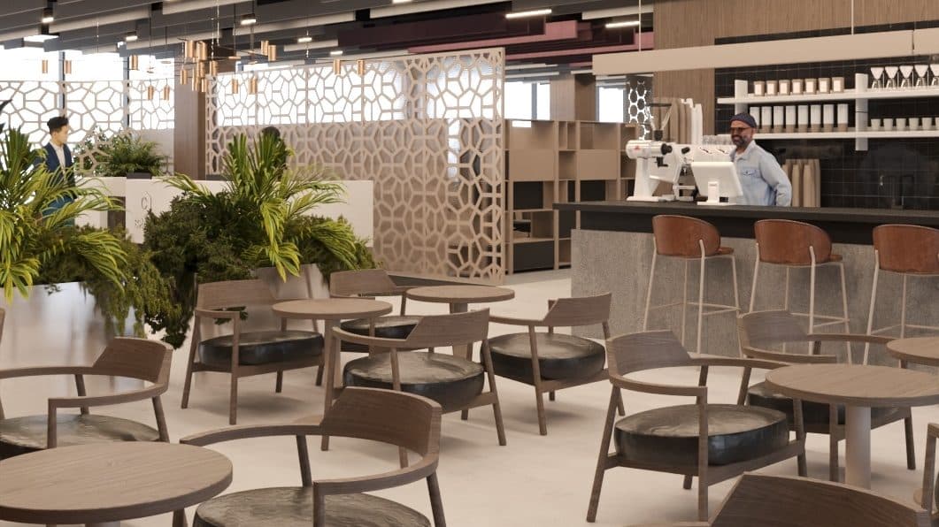 Коворкинг и офисы C-Space Newport, визуализация